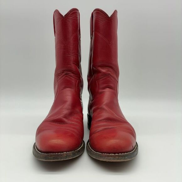 Justin Boots Shoes - Justin Boots Vintage Red Women's Cowboy Boots